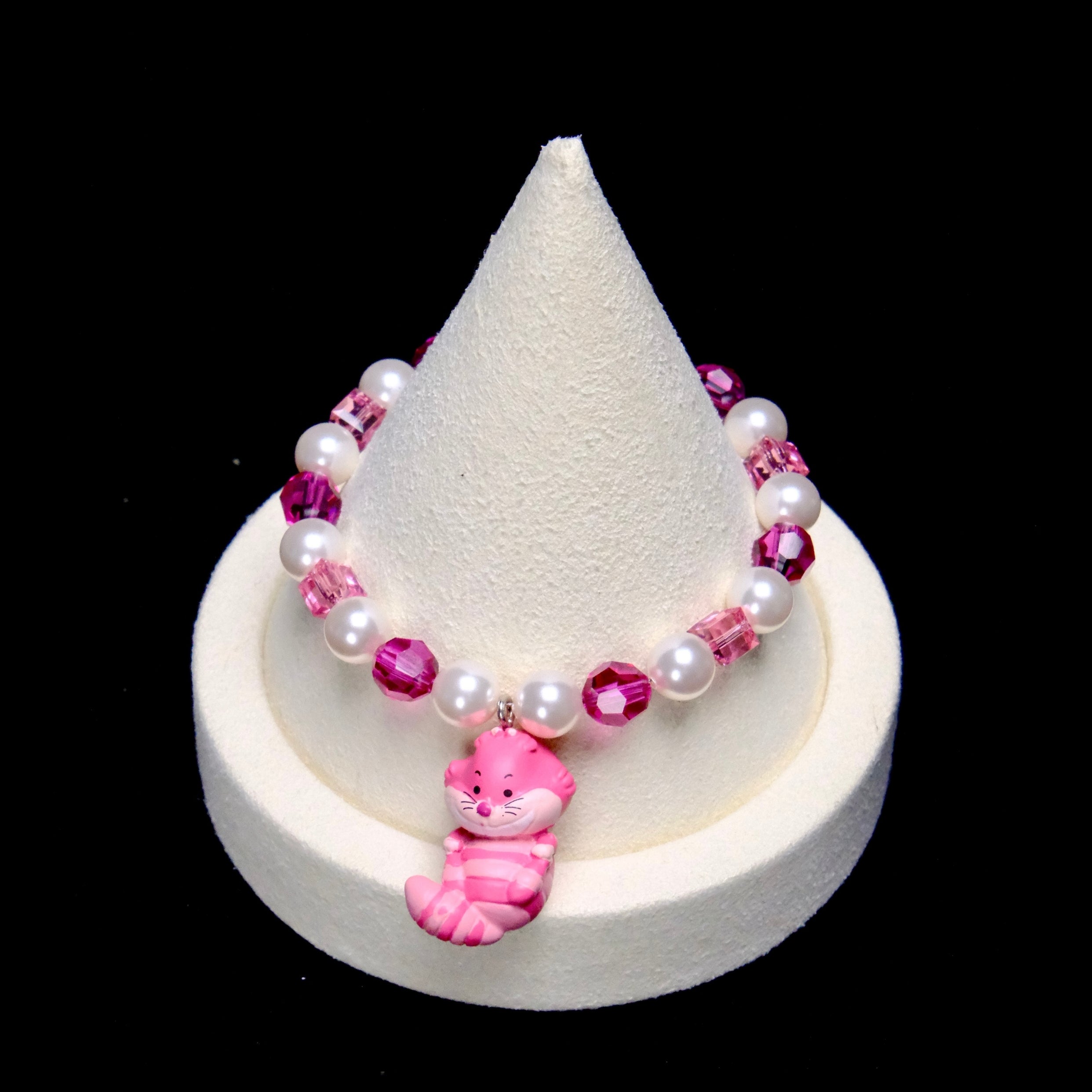 Bracciale con charm Pink Grin Cat