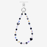 Black Swarovski Crystal Phone Chain