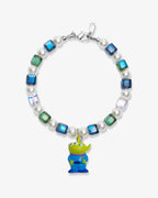 Cosmic Alien Charm Swarovski Bracelet