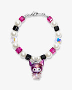 Purple Devil Swarovski Crystal Charm Bracelet