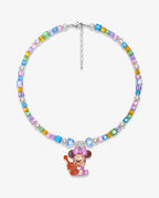 Rainbow Melody Swarovski Crystal Charm Necklace