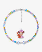 Rainbow Melody Swarovski Crystal Charm Necklace