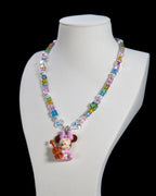 Rainbow Melody Swarovski Crystal Charm Necklace