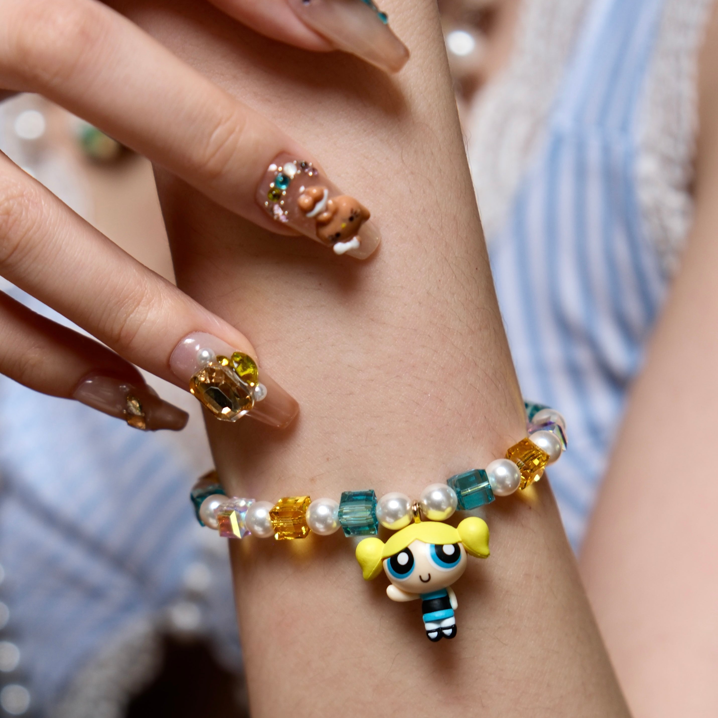 Blue Dreamer Charm Bracelet