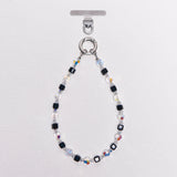 Black Swarovski Crystal Phone Chain