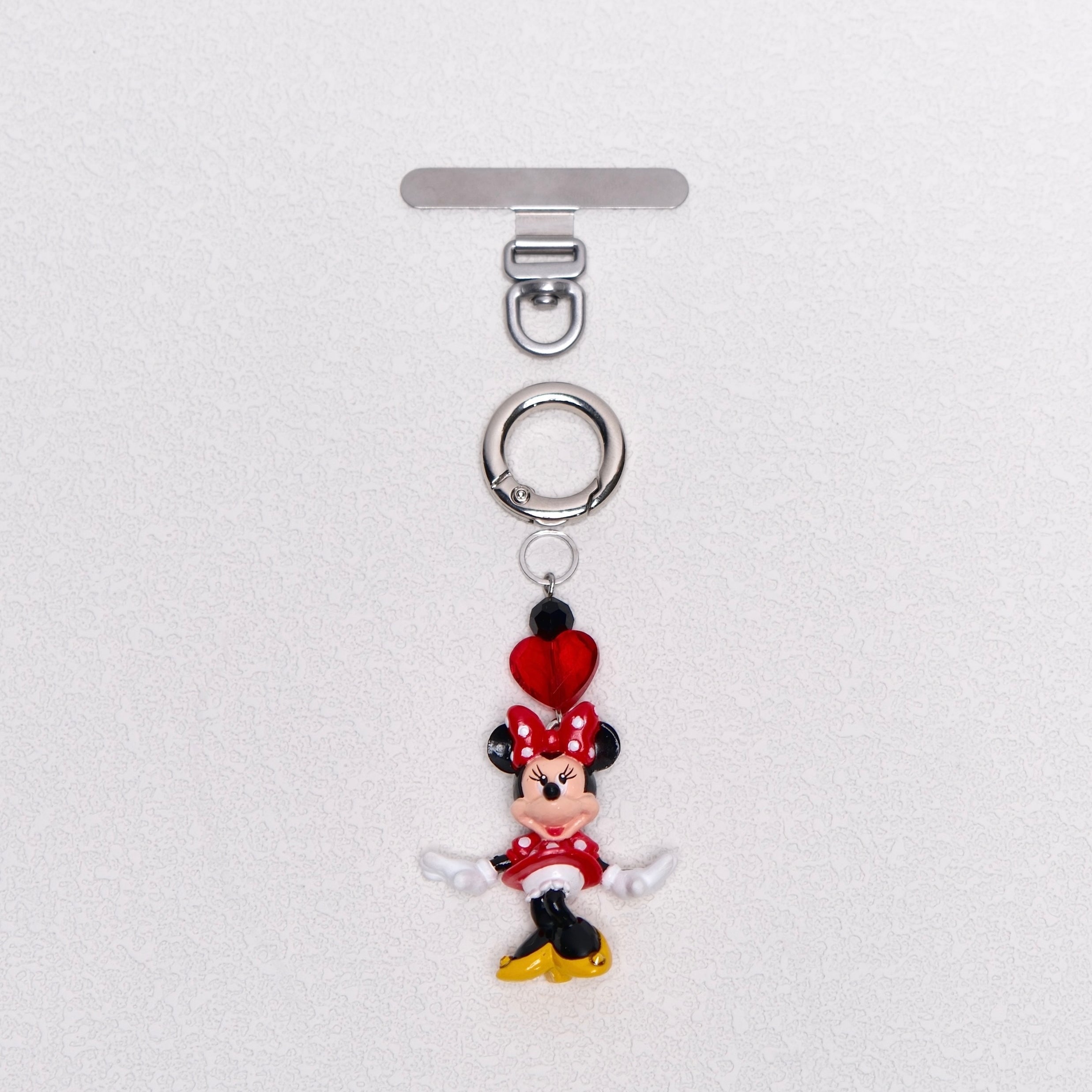 Vintage Red Bow Character Phone Charm