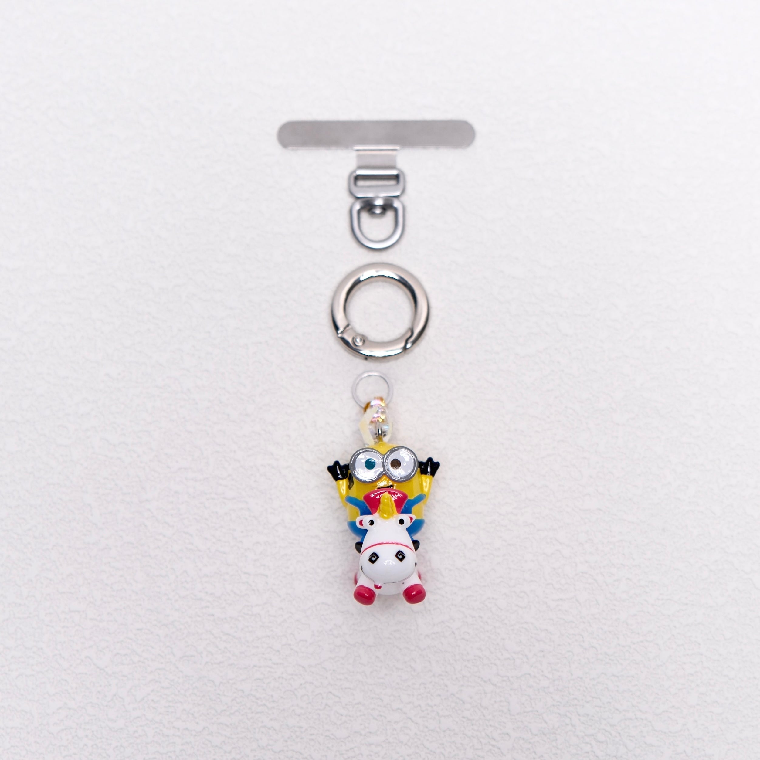 Vintage Yellow Unicorn Character Phone Charm