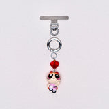 Pink Hero Phone Charm