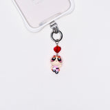Pink Hero Phone Charm