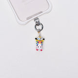 Vintage Yellow Unicorn Character Phone Charm