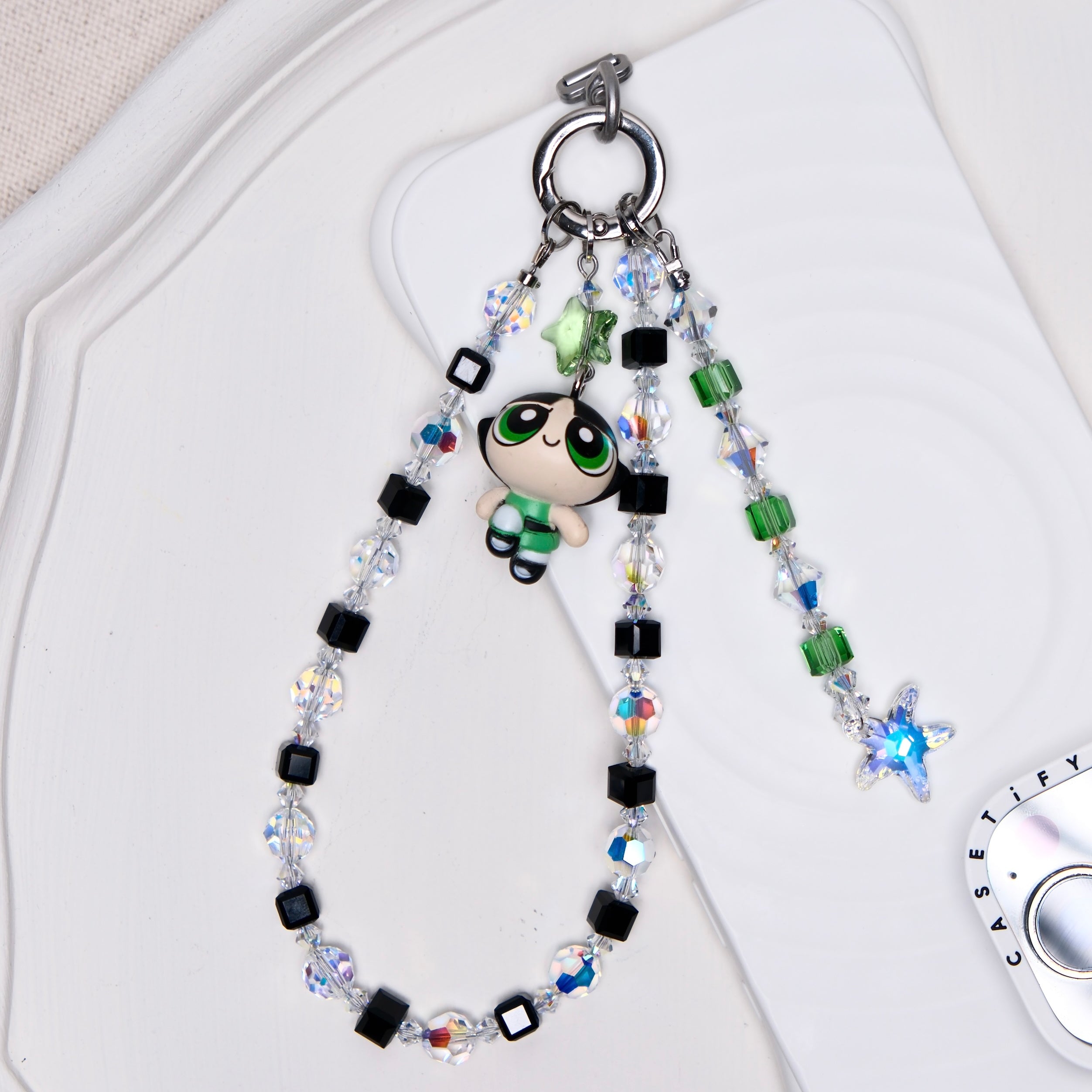 Green Force Phone Charm