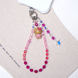 Rosé Ombre Phone Chain