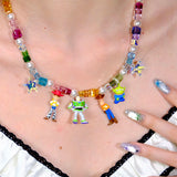 Alternate product photo of Infinity Squad Rainbow Necklace by Shinora Studio.