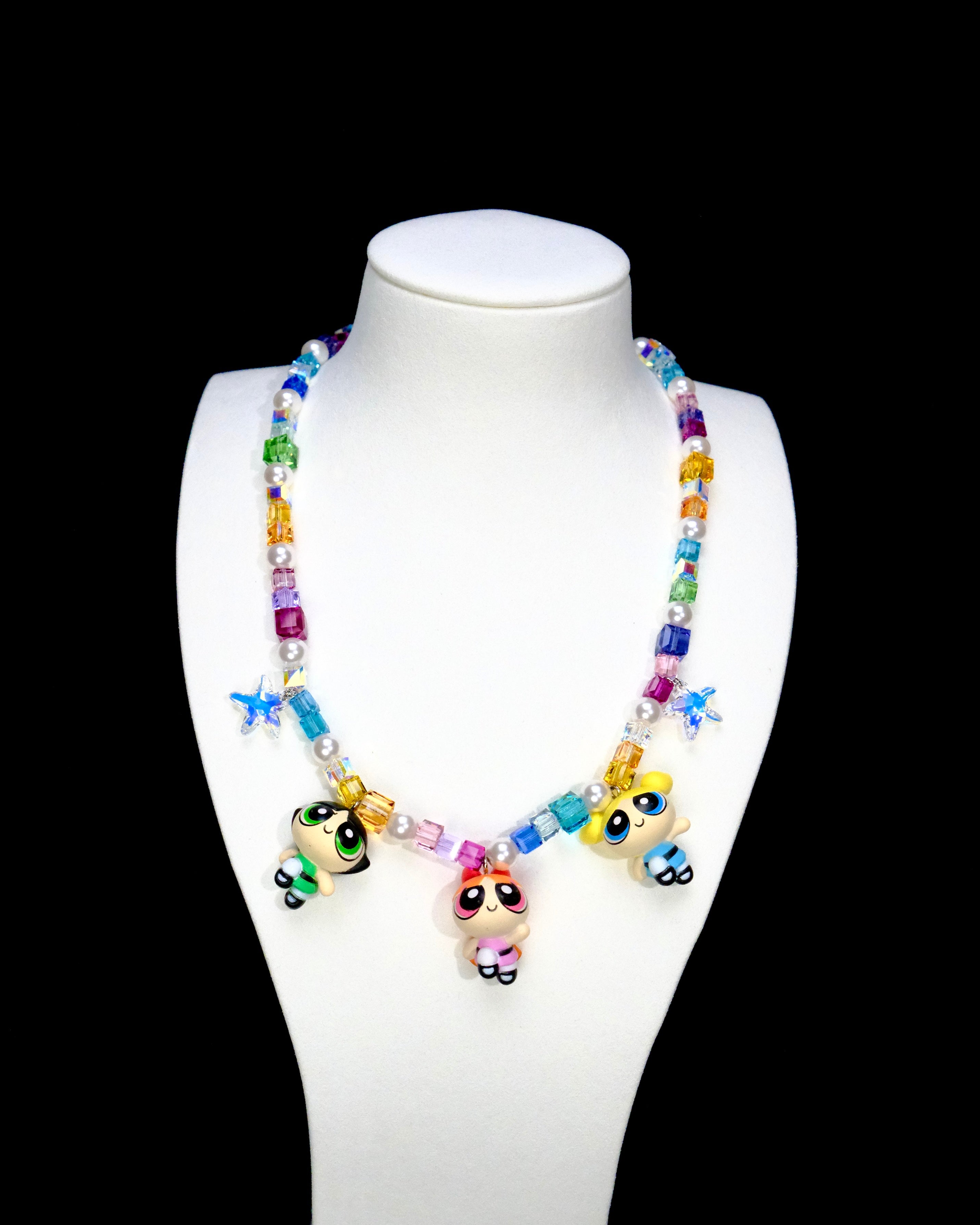 Alternate product photo of Power Trio Necklace by Shinora Studio.