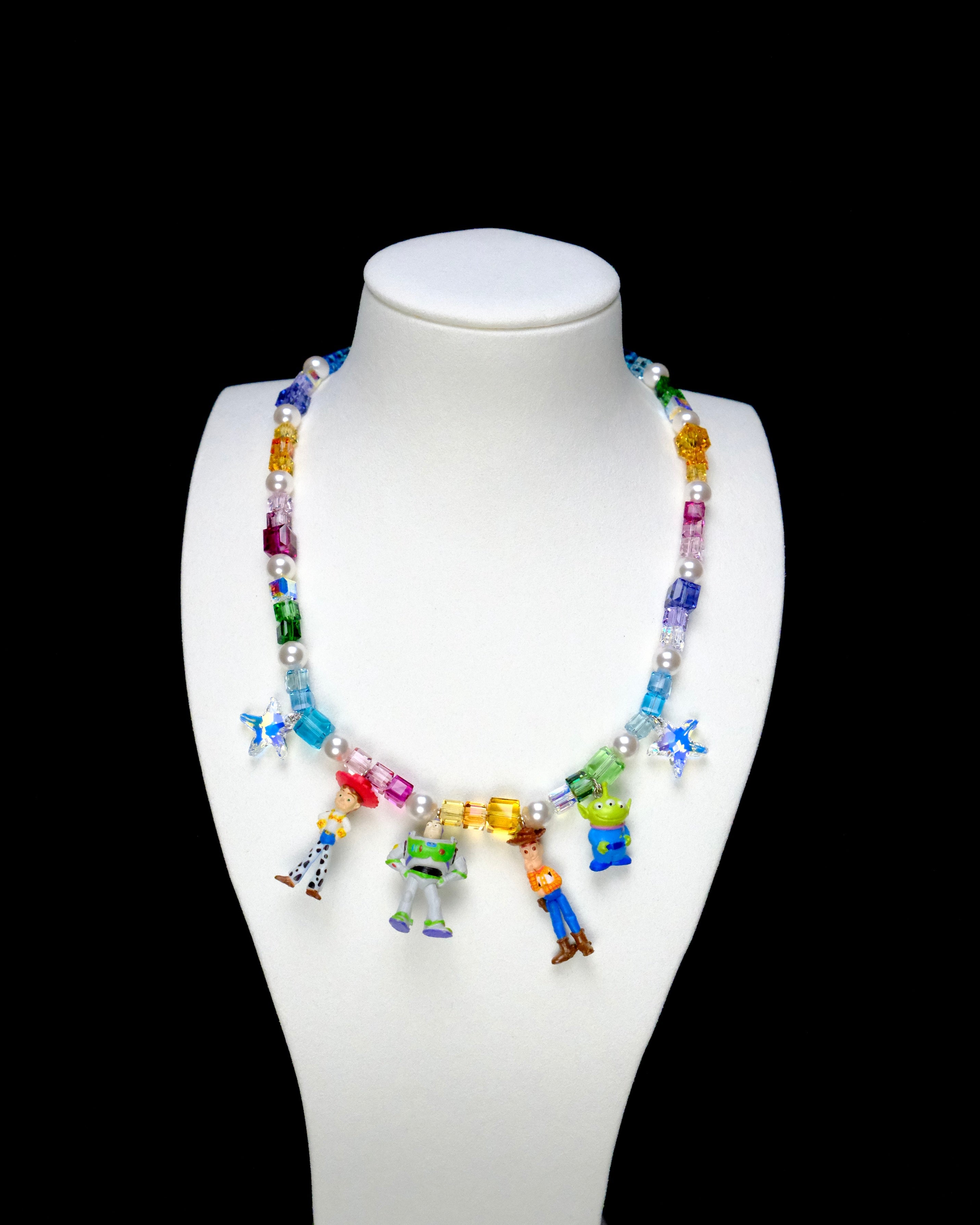 Detail product photo of Infinity Squad Rainbow Necklace by Shinora Studio.