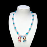 Additional product photo of Pastel Couple Charm Necklace by Shinora Studio.
