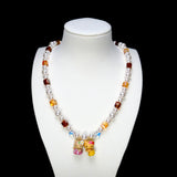 Additional product photo of Hawaiian Dream Duo Necklace by Shinora Studio.