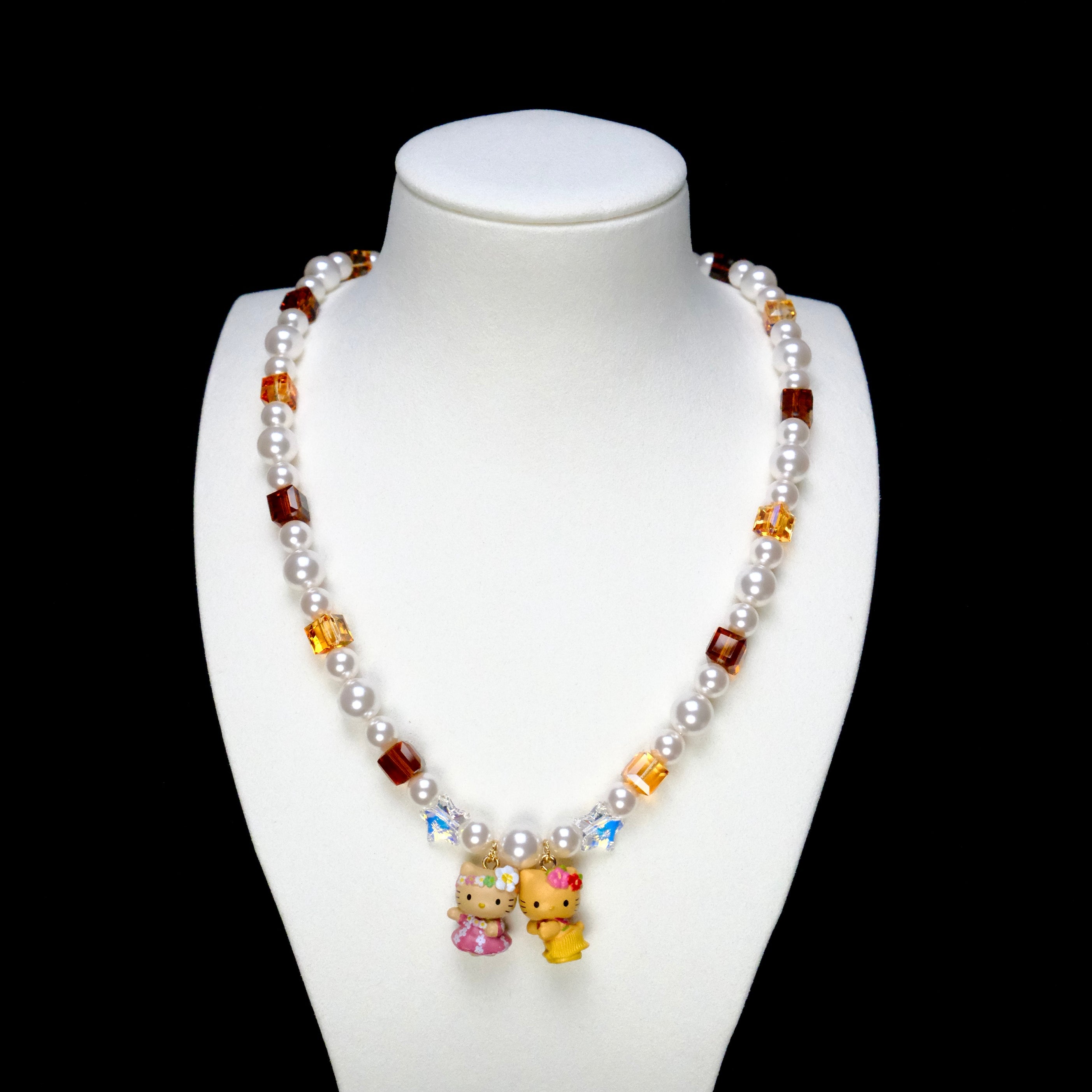 Additional product photo of Hawaiian Dream Duo Necklace by Shinora Studio.