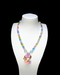 Product photo of Rainbow Melody Charm Necklace by Shinora Studio.