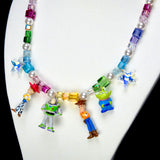 Product photo of Infinity Squad Rainbow Necklace by Shinora Studio.