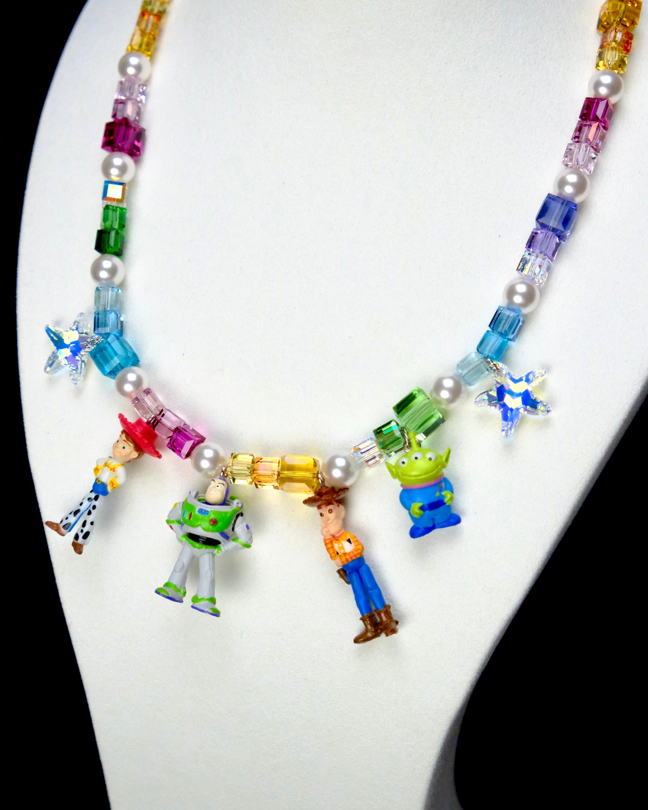 Product photo of Infinity Squad Rainbow Necklace by Shinora Studio.