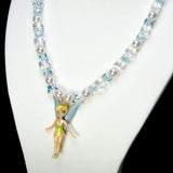 Alternate product photo of Blue Fairy Charm Necklace by Shinora Studio.