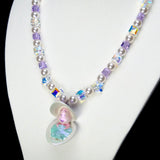 Detail product photo of Shell & Pearl Necklace by Shinora Studio.