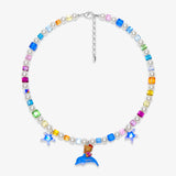 Ocean Ride Cat Charm Necklace