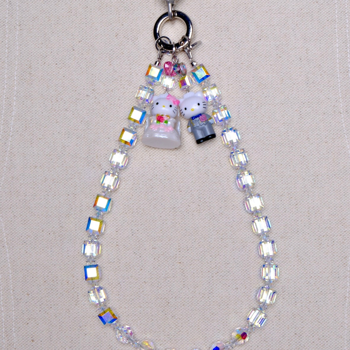 Aurora Swarovski Crystal Phone Chain
