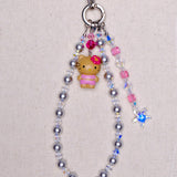 Gray Swarovski Pearl Phone Chain