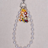 Swarovski Pearl Crystal Phone Chain