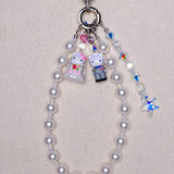 Swarovski Pearl Crystal Phone Chain