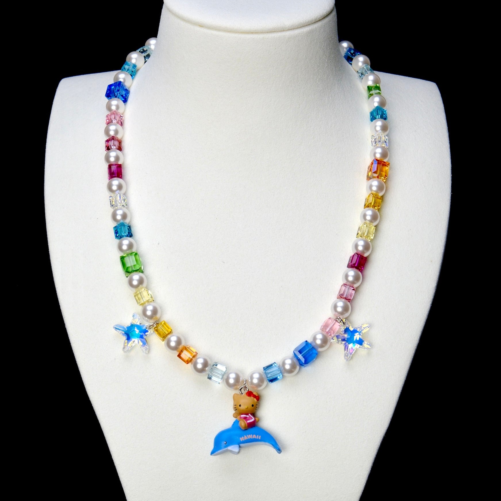 Ocean Ride Cat Charm Necklace