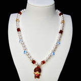 Cherry Cocoa Character Charm Necklace