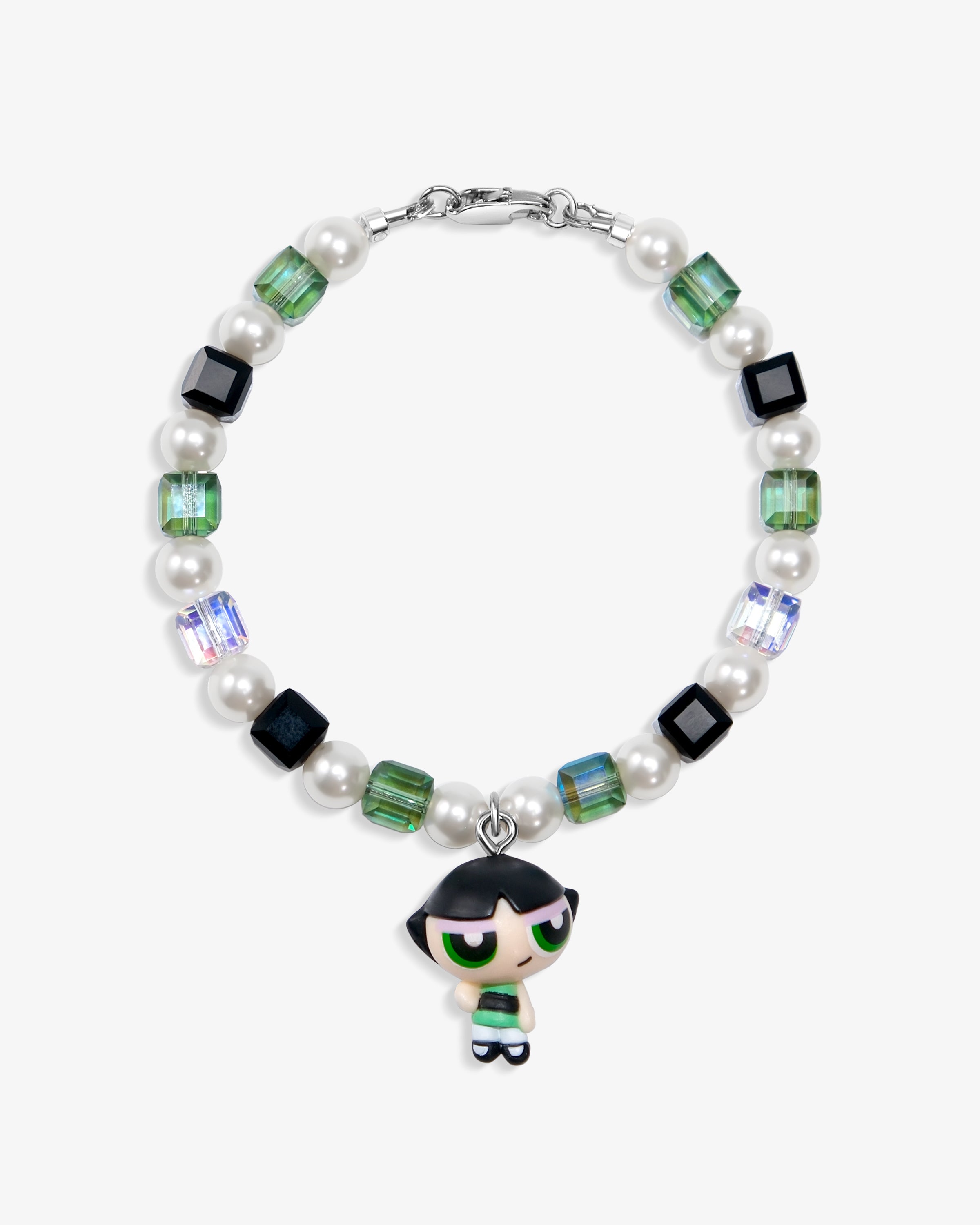 Green Force Charm Swarovski Bracelet