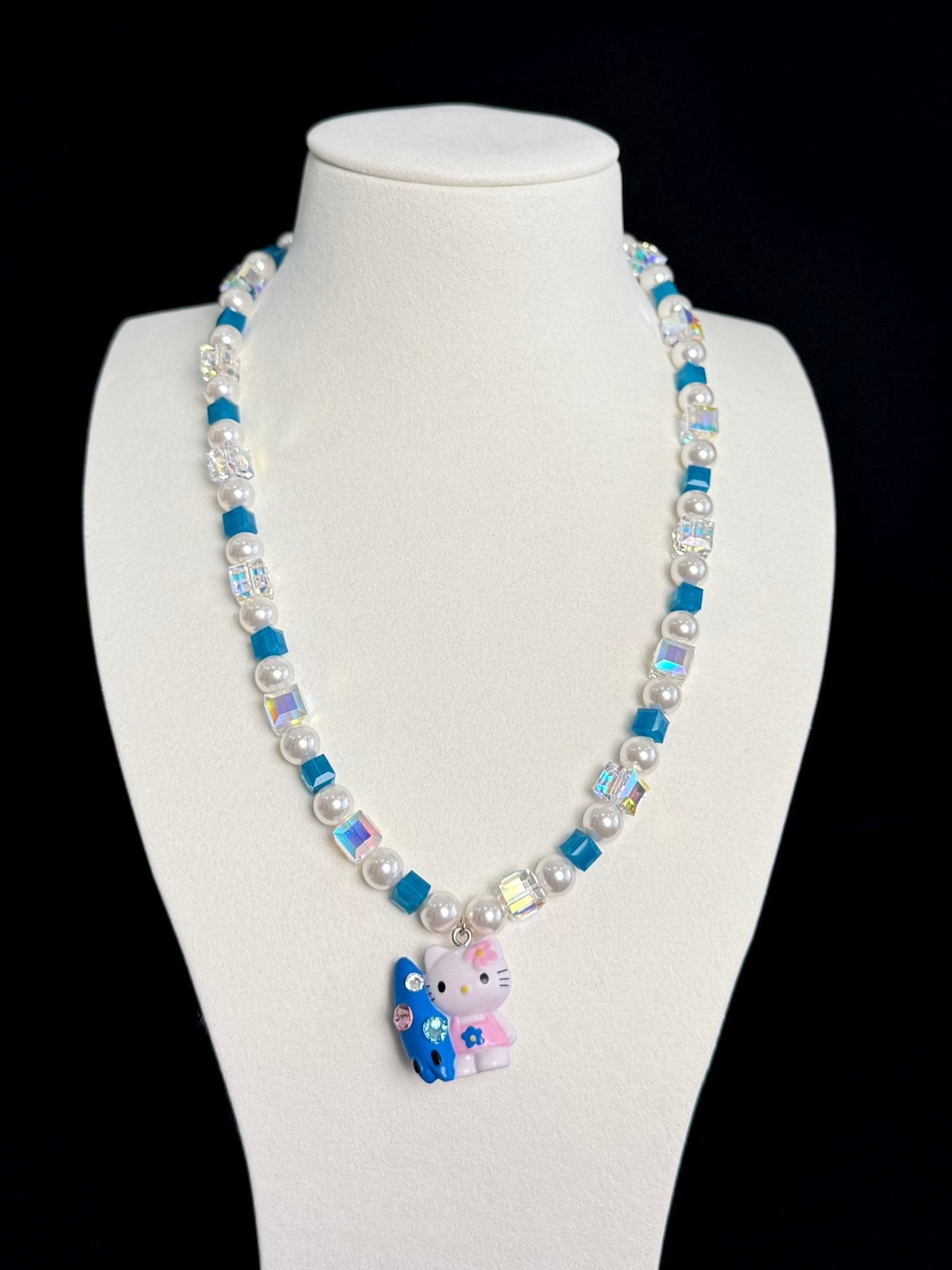 Ocean Rider Charm Swarovski Necklace