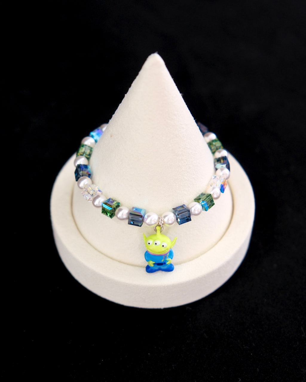 Cosmic Alien Charm Swarovski Bracelet