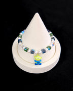 Cosmic Alien Charm Swarovski Bracelet