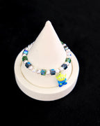 Cosmic Alien Charm Swarovski Bracelet