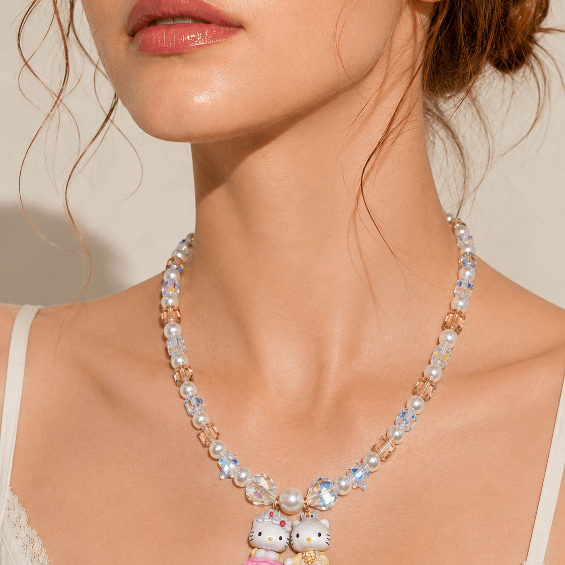 Product photo of Royal Wedding Charm Necklace by Shinora Studio.