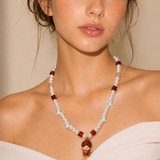 Cherry Cocoa Character Charm Necklace