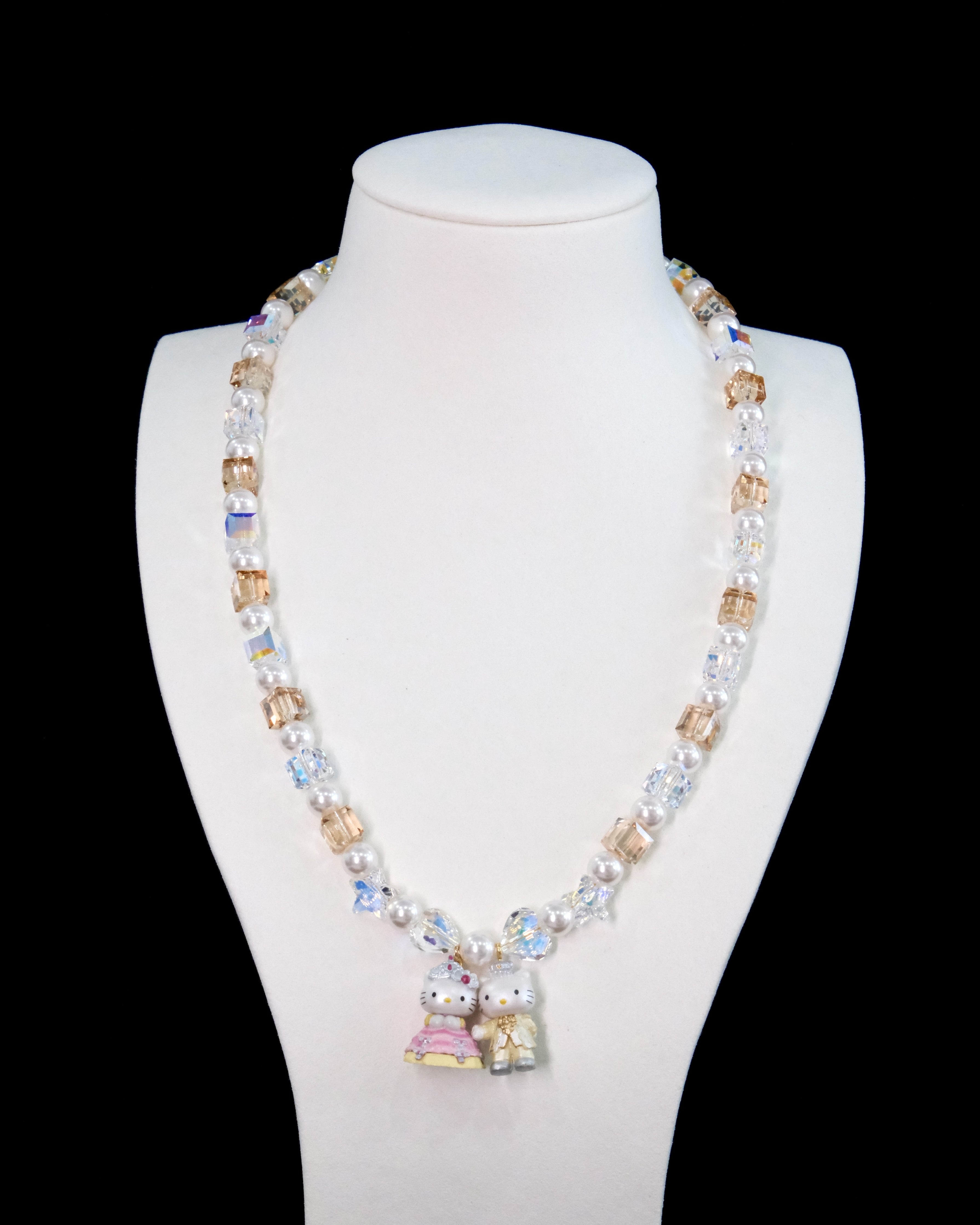 ハンドメイド Swarovski クリスタル ネックレス & チャーム ジュエリー